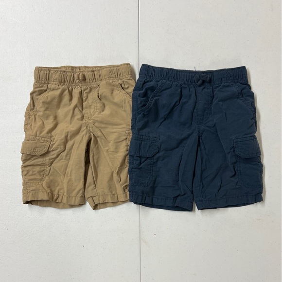 jumping beans Other - Jumping Beans Tan and Navy Cargo Shorts Set